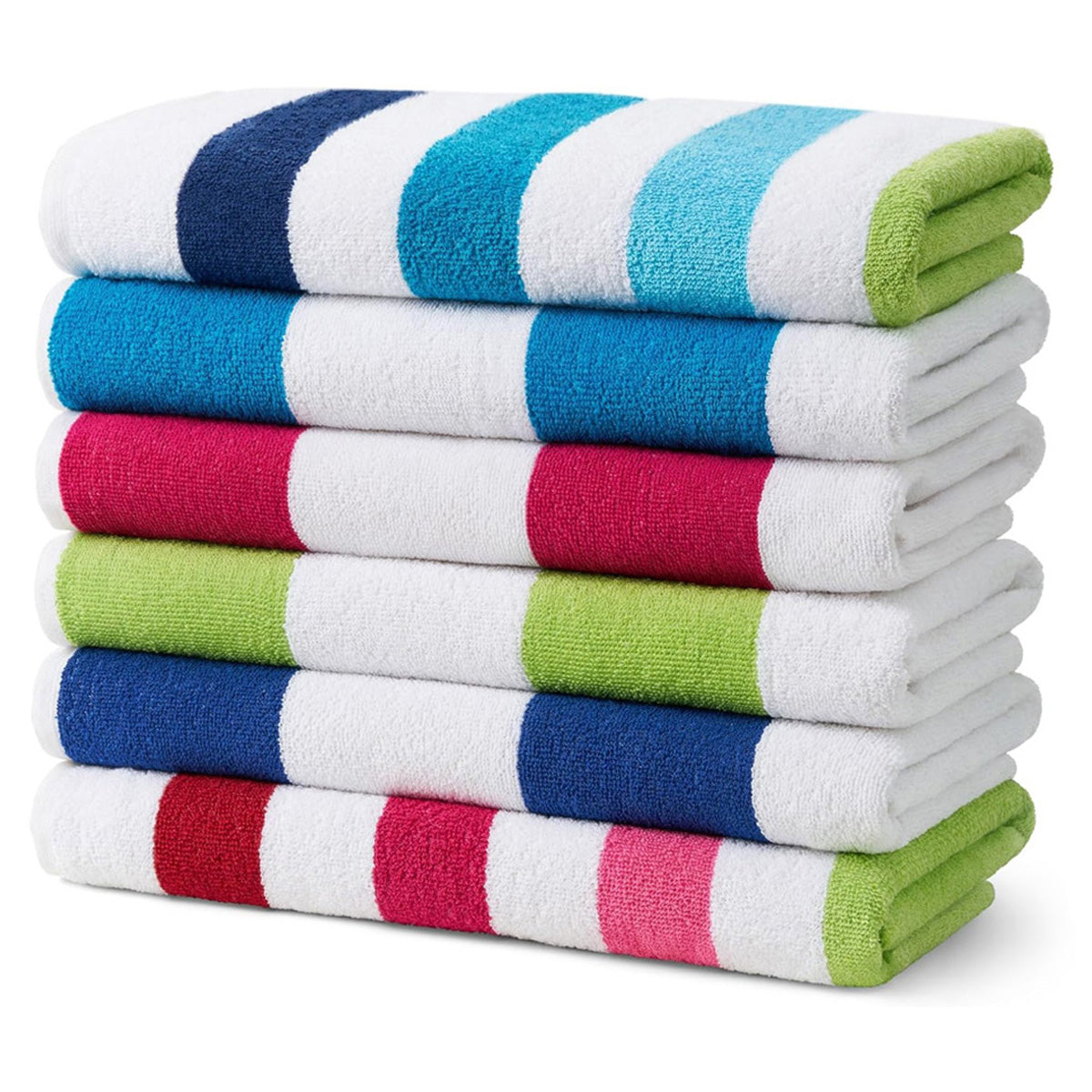 Terry Cabana Striped Towels