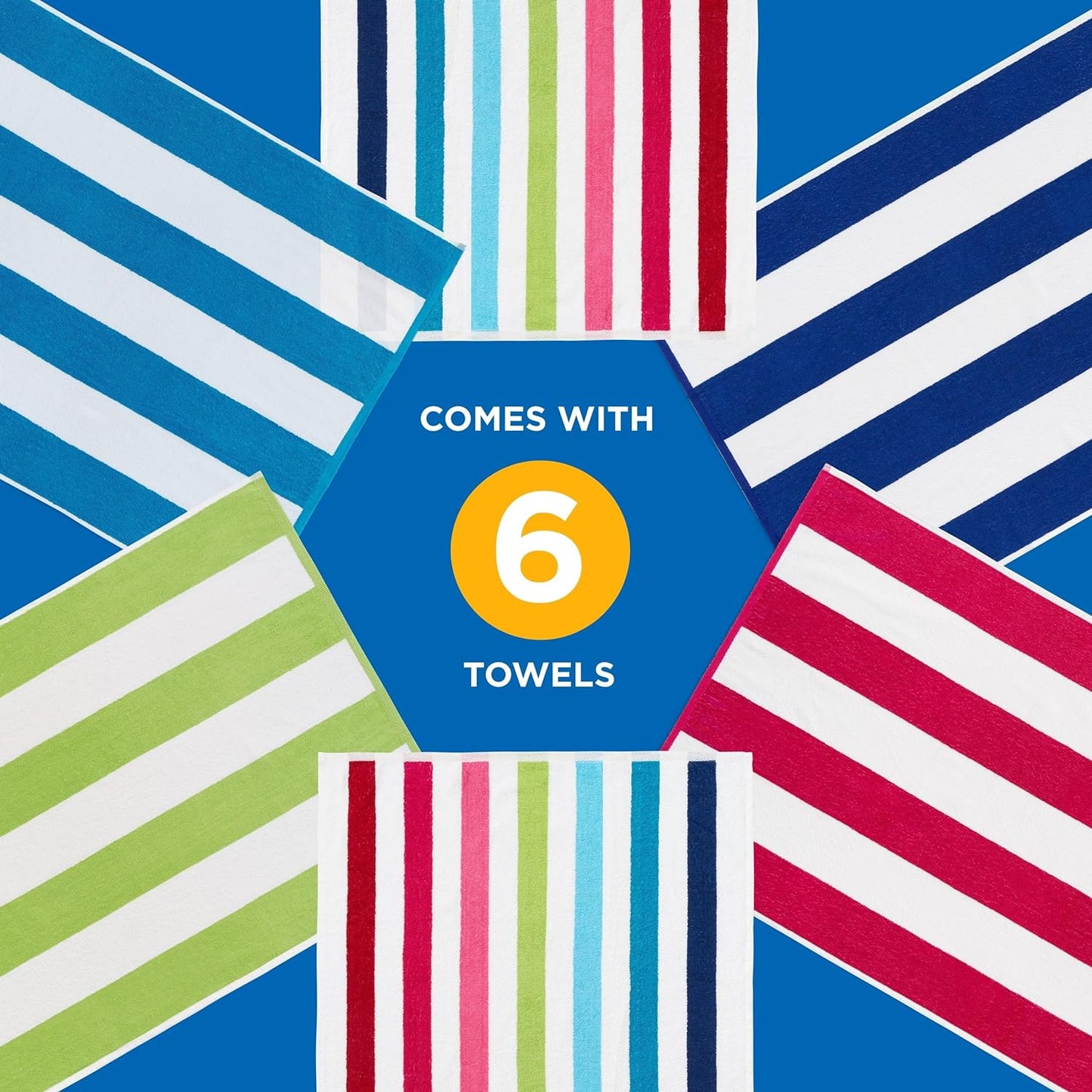 Terry Cabana Striped Towels