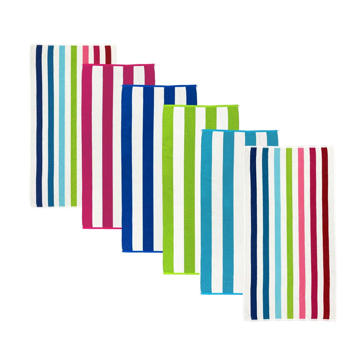 Terry Cabana Striped Towels