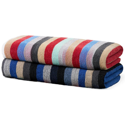 Terry Royal Striped Beach Towels