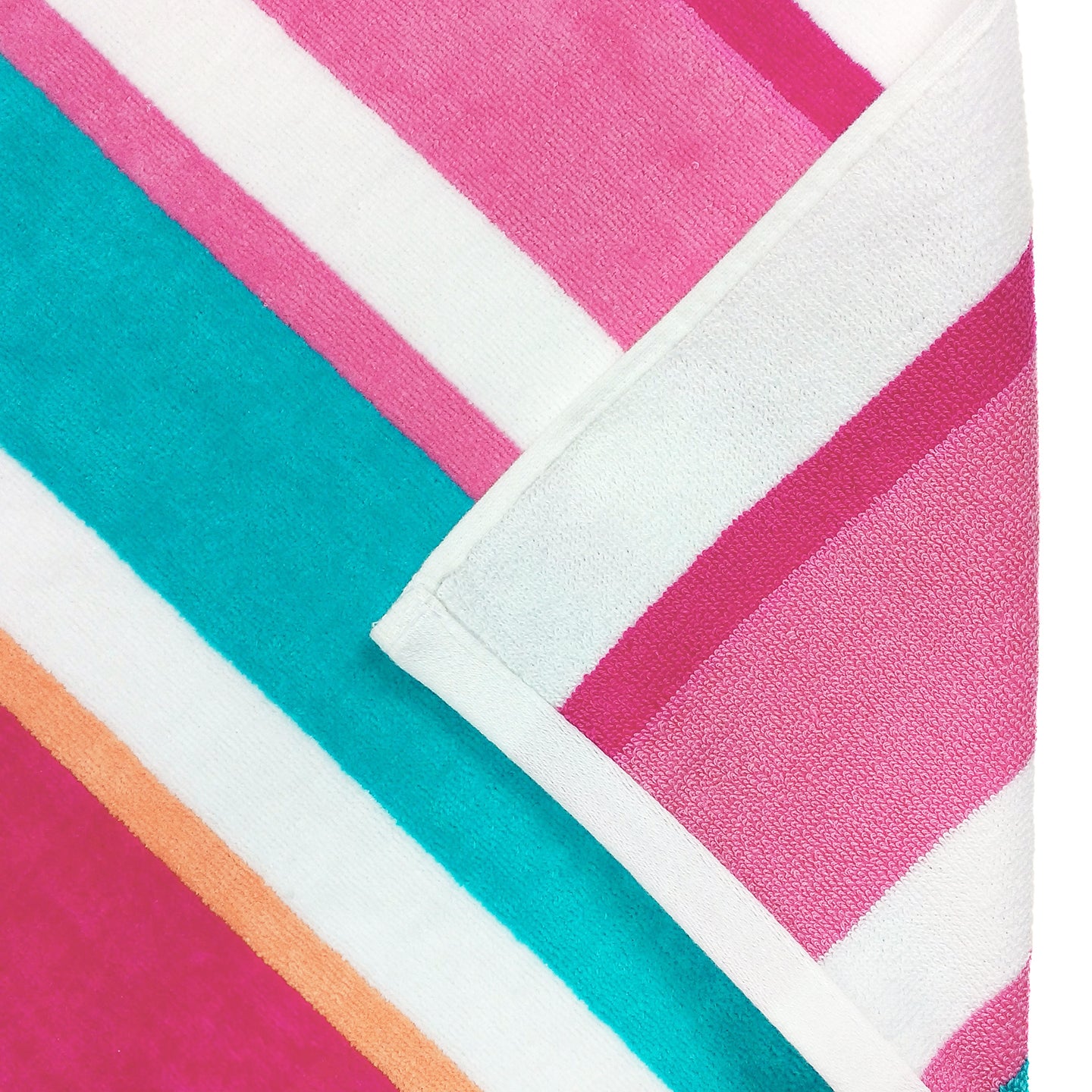 Joey Velour Stripe Beach Towels