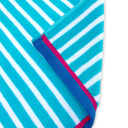 Racing Velour Cabana Stripe Beach Towels