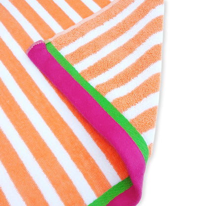 Racing Velour Cabana Stripe Beach Towels