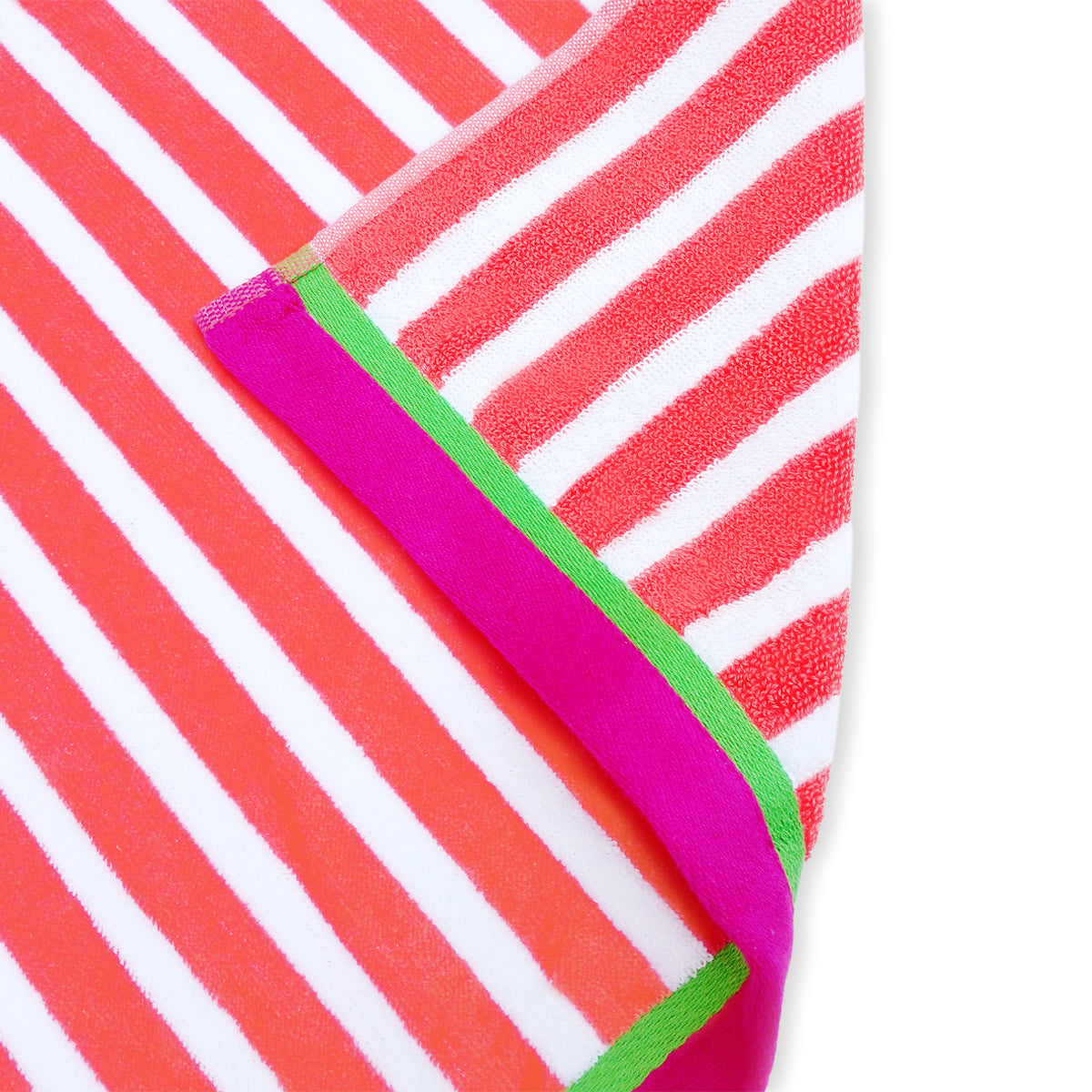 Racing Velour Cabana Stripe Beach Towels