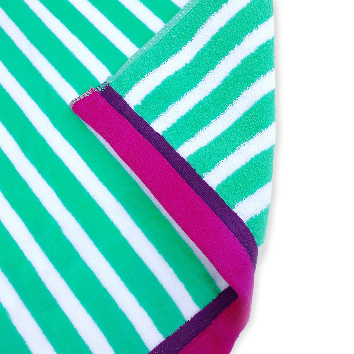 Racing Velour Cabana Stripe Beach Towels