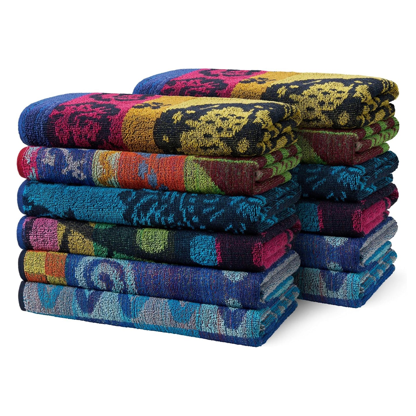 Promo Jacquard Terry Striped Beach Towels