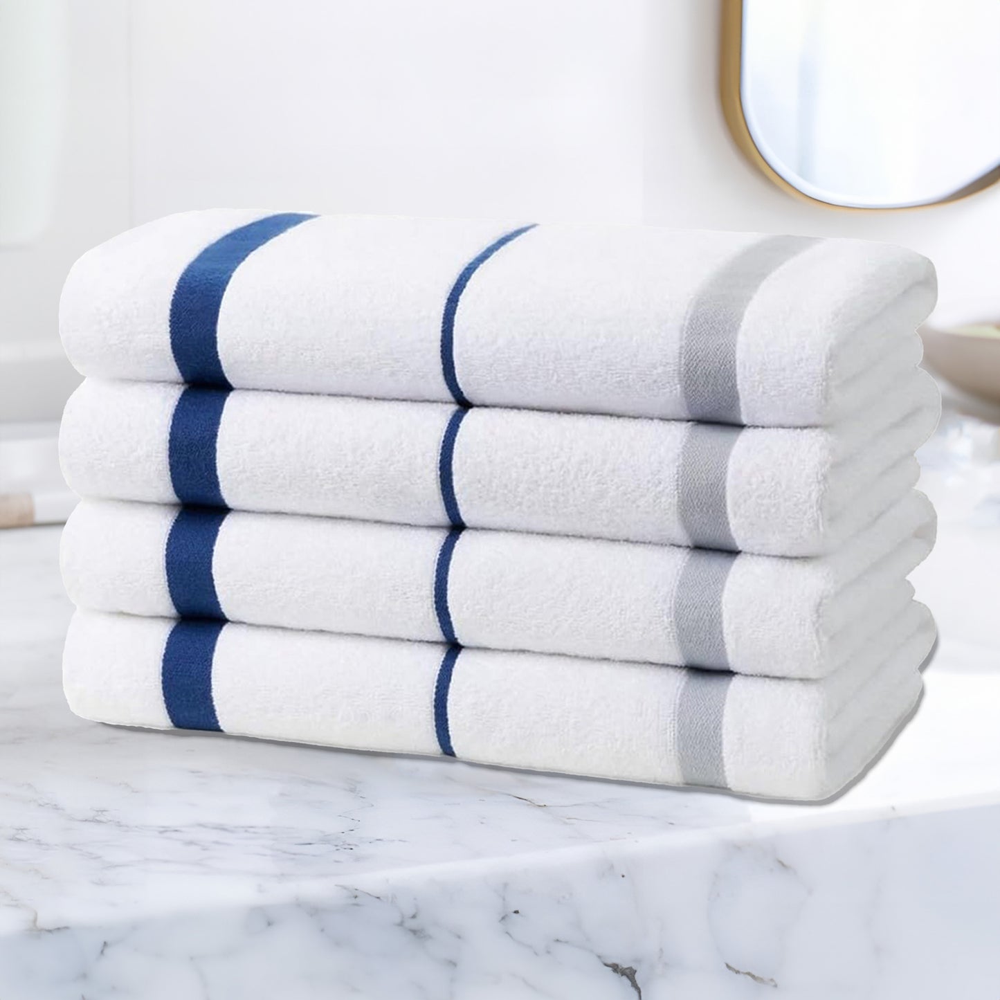 Sailor Stripes Terry Beach Towels