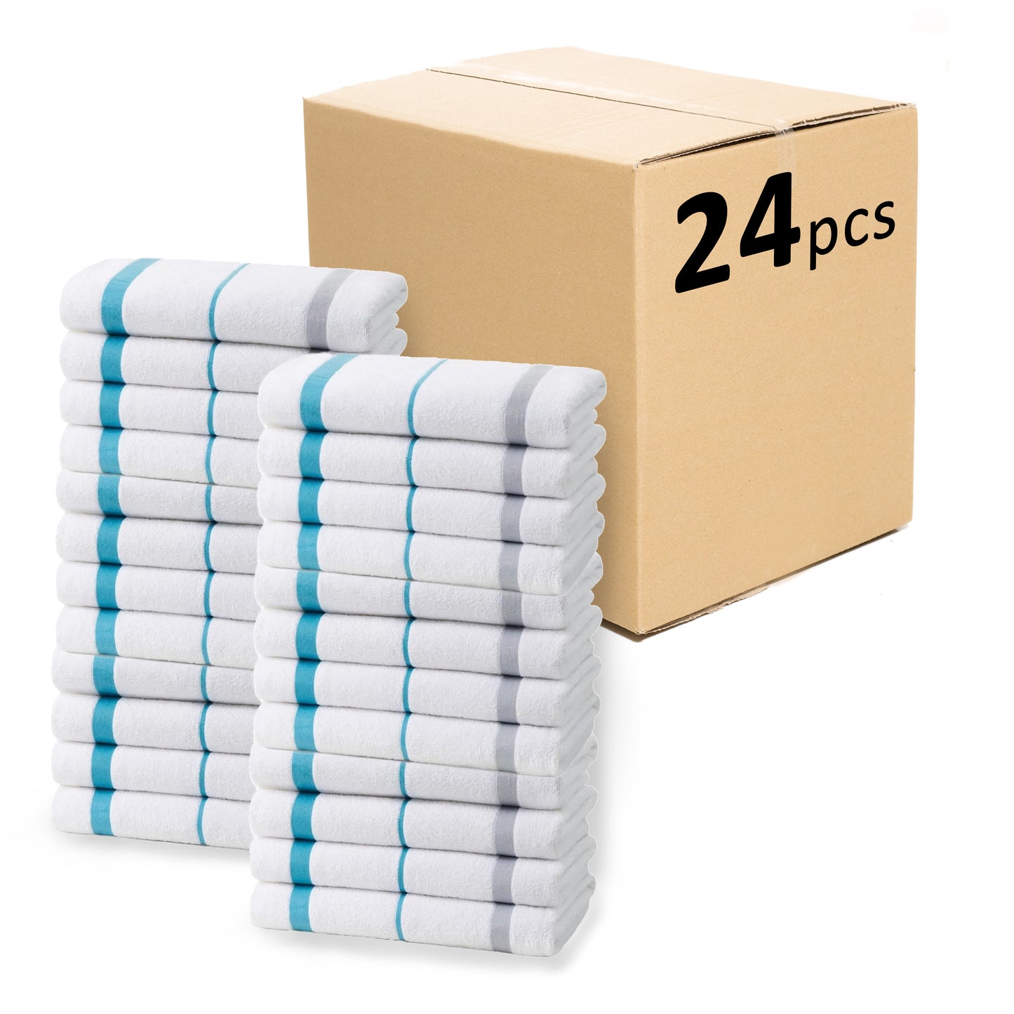 Sailor Stripes Terry Beach Towels