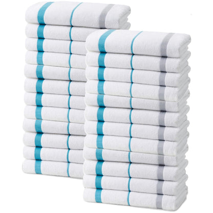 Sailor Stripes Terry Beach Towels