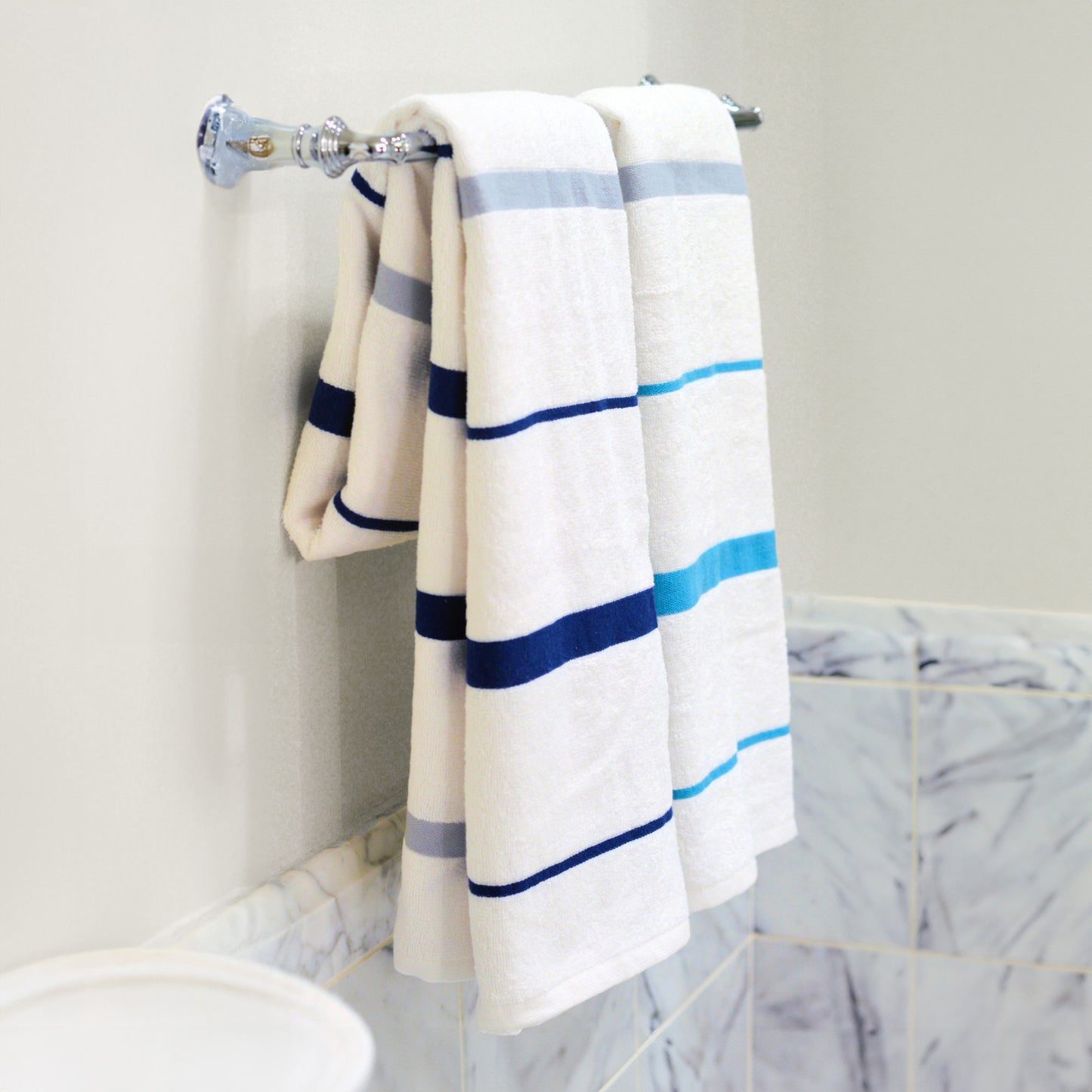 Sailor Stripes Terry Beach Towels