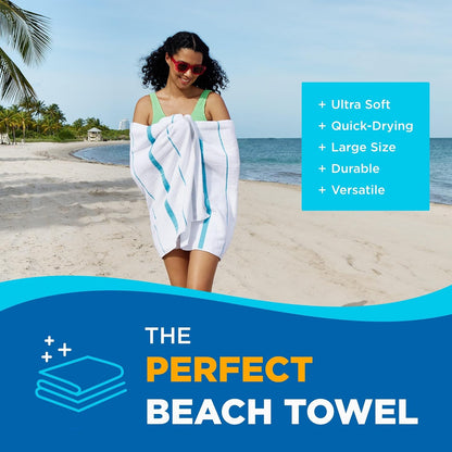 Sailor Stripes Terry Beach Towels
