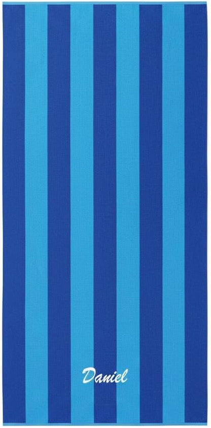 30in x 60in Personalized Velour Beach and Pool Towel