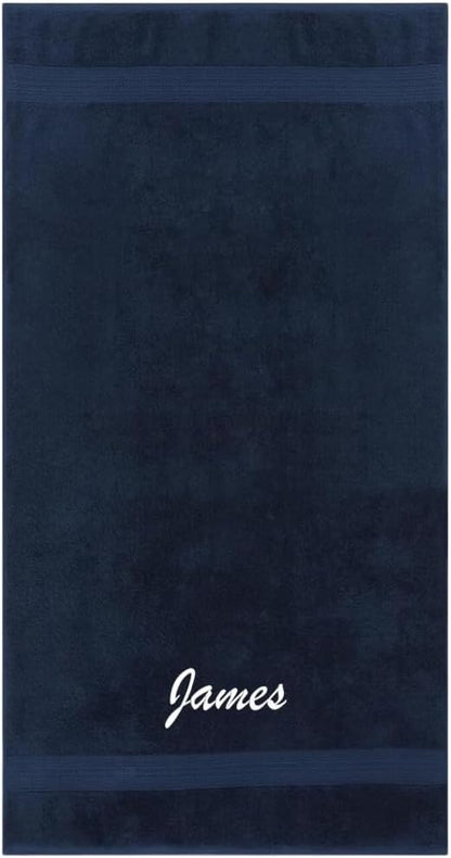 30in x 60in Personalized Velour Beach and Pool Towel