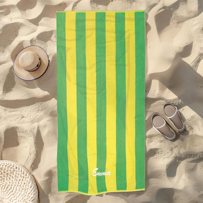 30in x 60in Personalized Velour Beach and Pool Towel