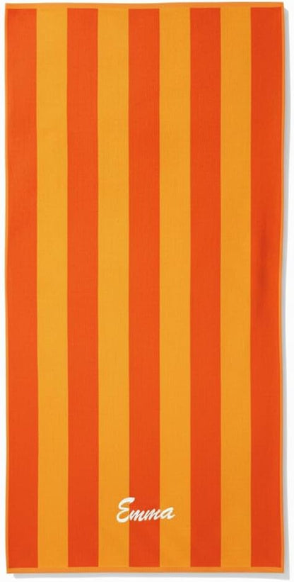 30in x 60in Personalized Velour Beach and Pool Towel