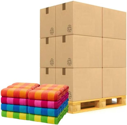 Velour Stripe Beach Towels