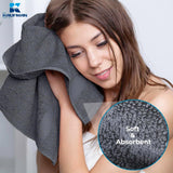 Luxury 100% Cotton Towels | 6 Piece Bath Towel Set | 2 Bath Towels (54 in x 30 in), 2 Hand Towels (16 x 28), 2 Washcloths (13 x 13) | Soft, Absorbent Towels for Bathroom
