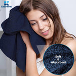 Luxury 100% Cotton Towels | 6 Piece Bath Towel Set | 2 Bath Towels (54 in x 30 in), 2 Hand Towels (16 x 28), 2 Washcloths (13 x 13) | Soft, Absorbent Towels for Bathroom