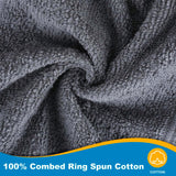 Luxury 100% Cotton Towels | 6 Piece Bath Towel Set | 2 Bath Towels (54 in x 30 in), 2 Hand Towels (16 x 28), 2 Washcloths (13 x 13) | Soft, Absorbent Towels for Bathroom