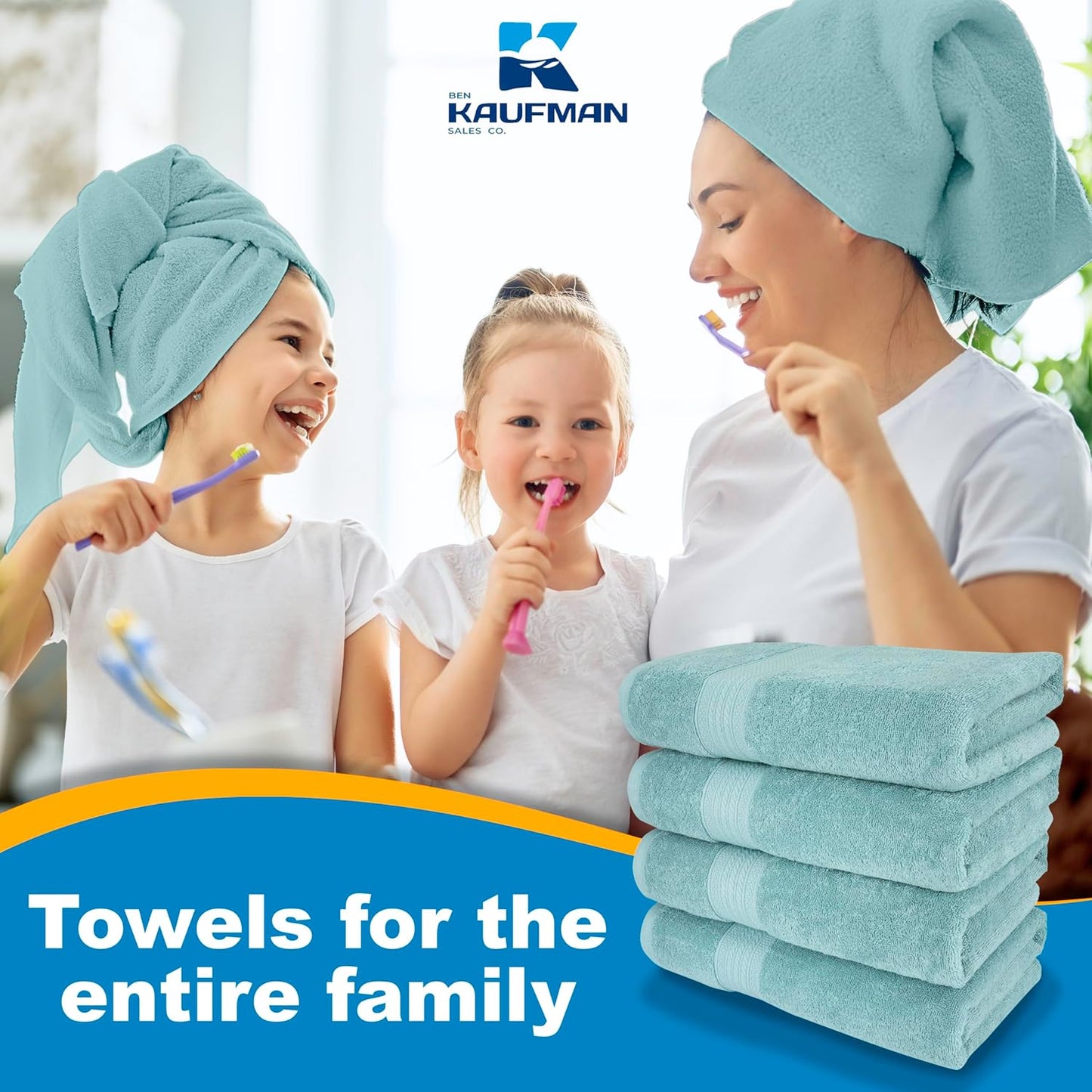 4 Piece 100% Cotton Bath Towel Set | 54 x 30 in | 4 Luxury Bath Towels | Highly Absorbent & Quick Dry Towel | Thick & Soft Premium Bath Towels for Bathroom