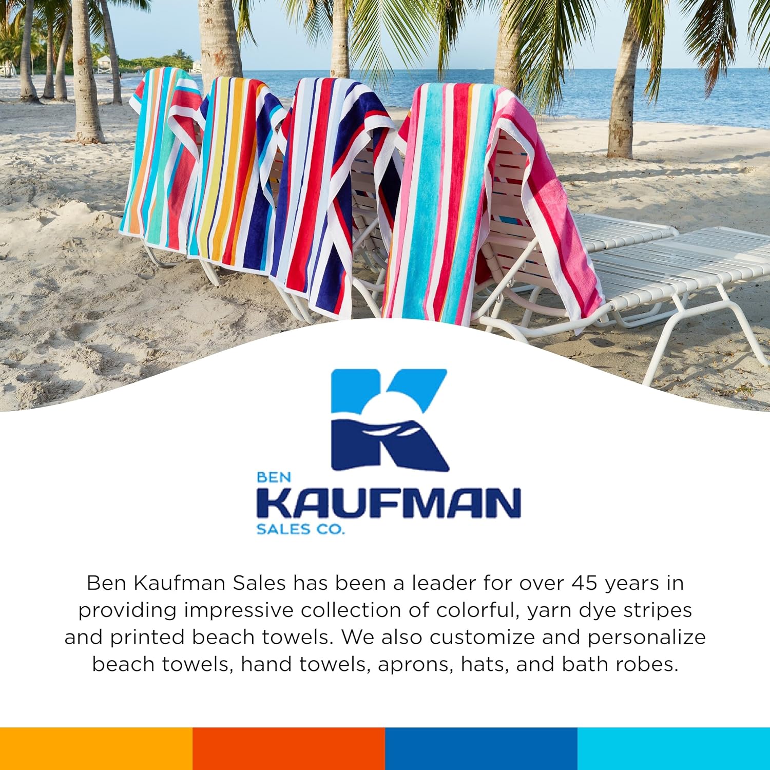 Joey Velour Stripe Beach Towels