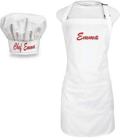 Personalized Chef Apron & Hat Set