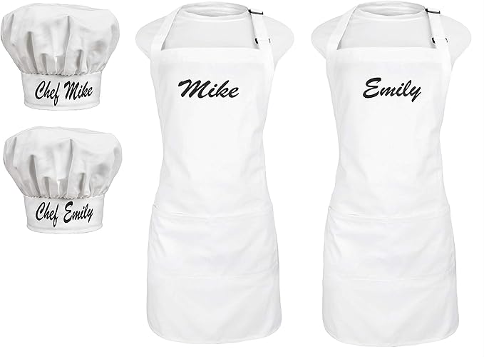 Personalized Chef Apron & Hat Set