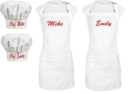 Personalized Chef Apron & Hat Set