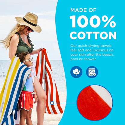 Custom Embroidered Beach Towel- Bulk