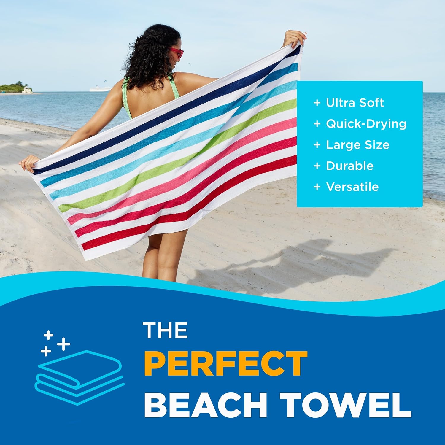 Custom Embroidered Beach Towel- Bulk (Copy)