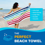 Custom Embroidered Beach Towel- Bulk