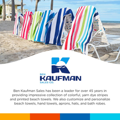 Custom Embroidered Beach Towel- Bulk