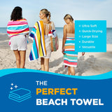 Custom Embroidered Beach Towel- Bulk