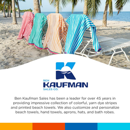 Custom Embroidered Beach Towel- Bulk