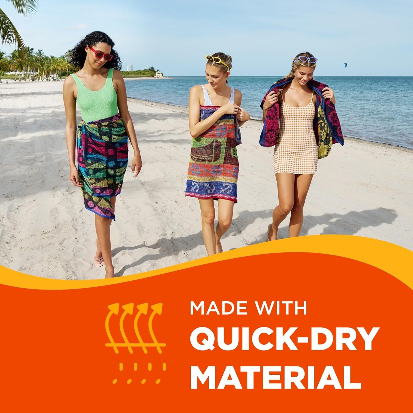 Custom Embroidered Beach Towel- Bulk