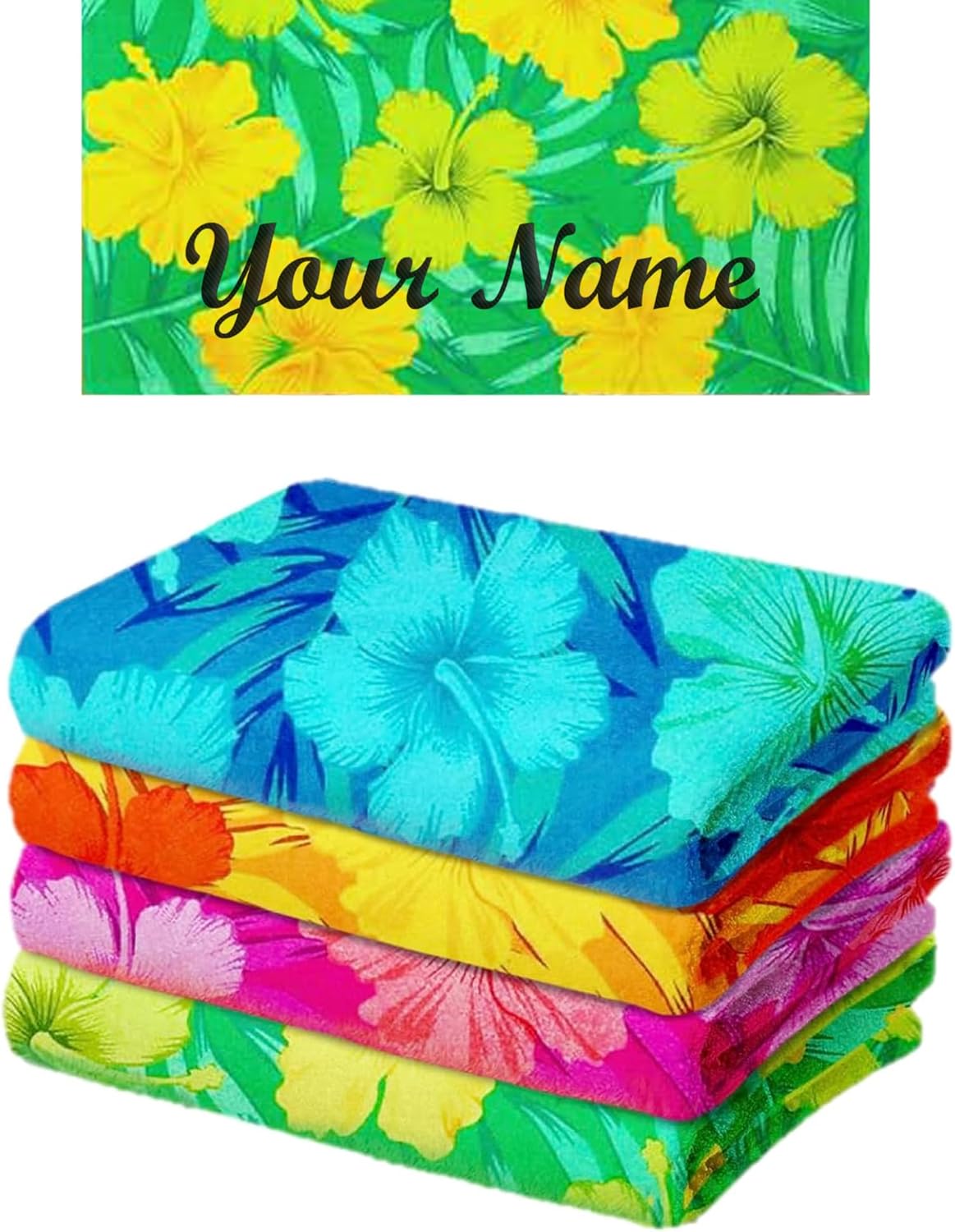 Custom Embroidered Beach Towel- Bulk