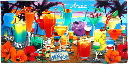Printed Velour Beach Towels (2-Pack)