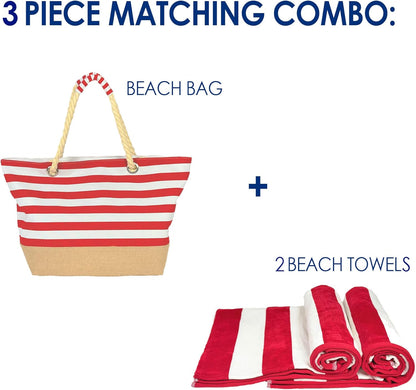 Beach Towel & Bag Set (3-Piece)