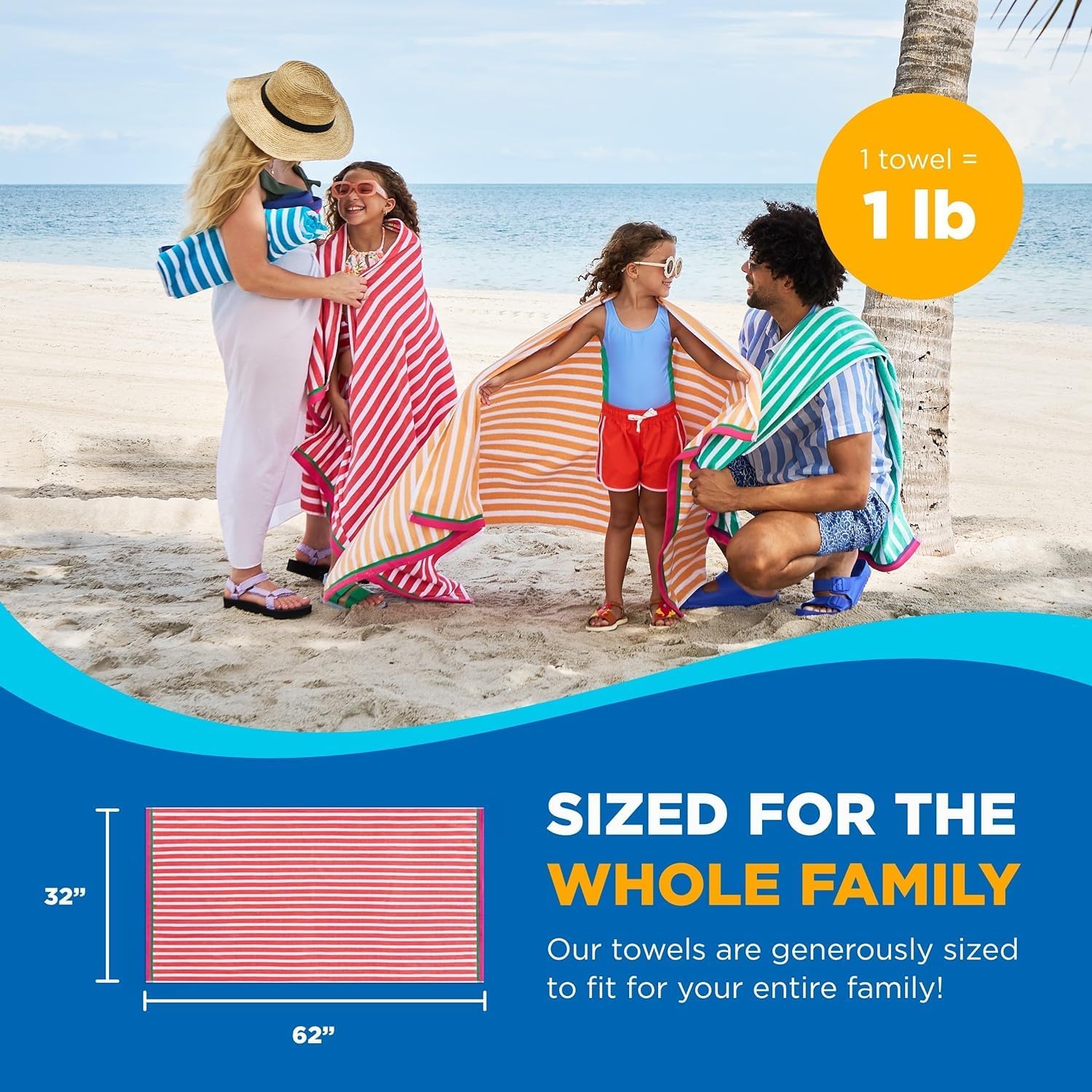 Racing Stripe Beach Towels