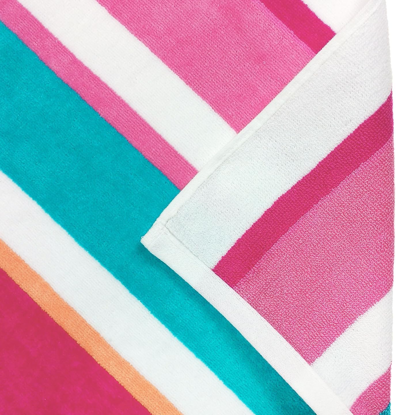 Joey Velour Stripe Beach Towels