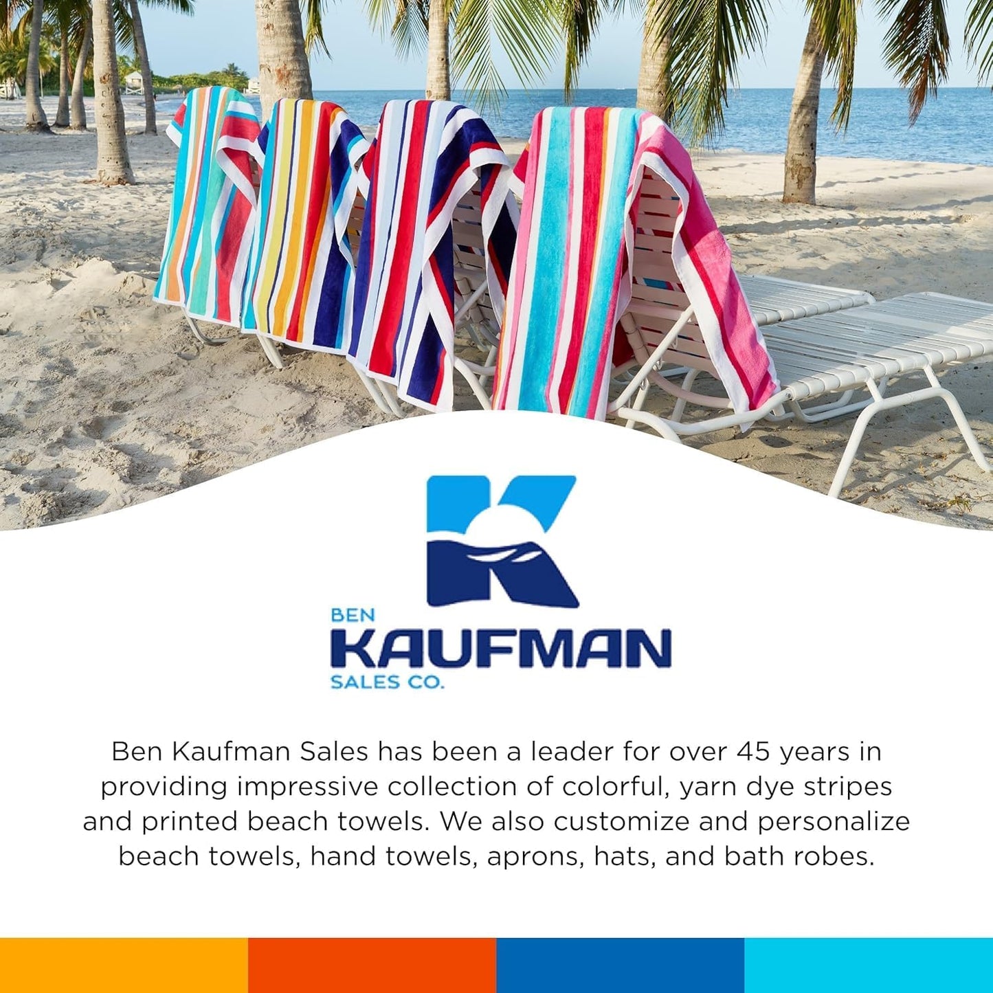 Joey Velour Stripe Beach Towels  480 Pack