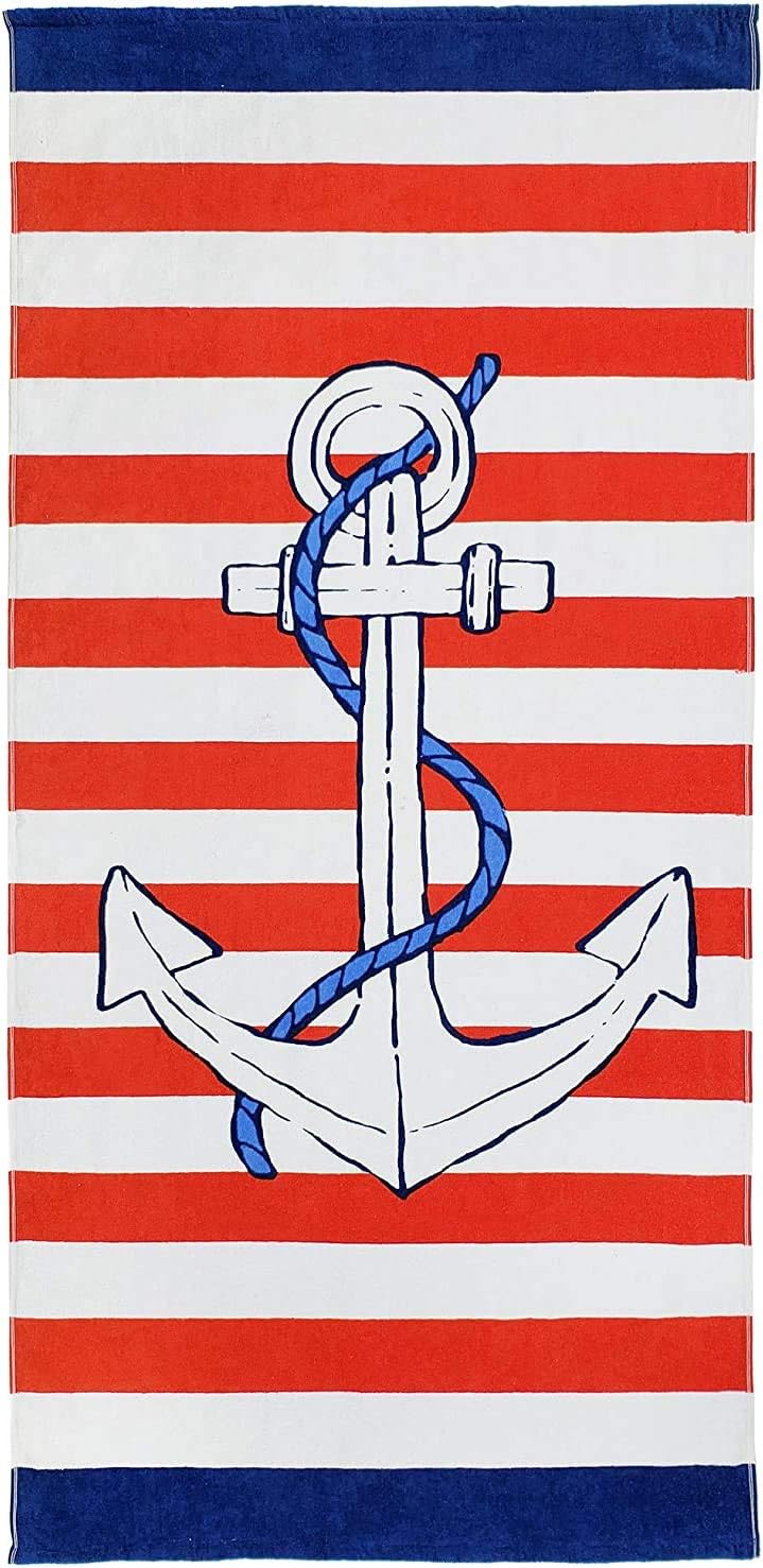 Printed Velour Beach Towels (2-Pack)