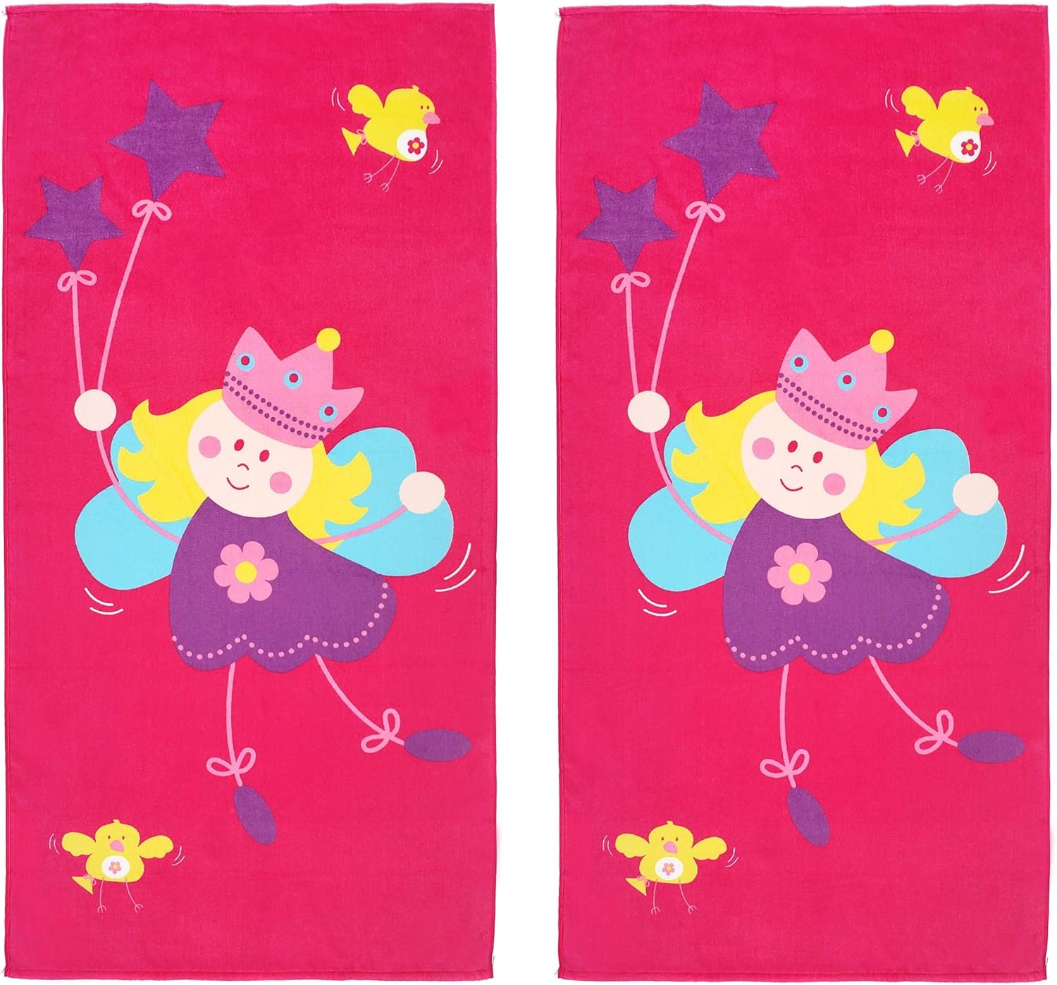 Printed Velour Beach Towels (2-Pack)