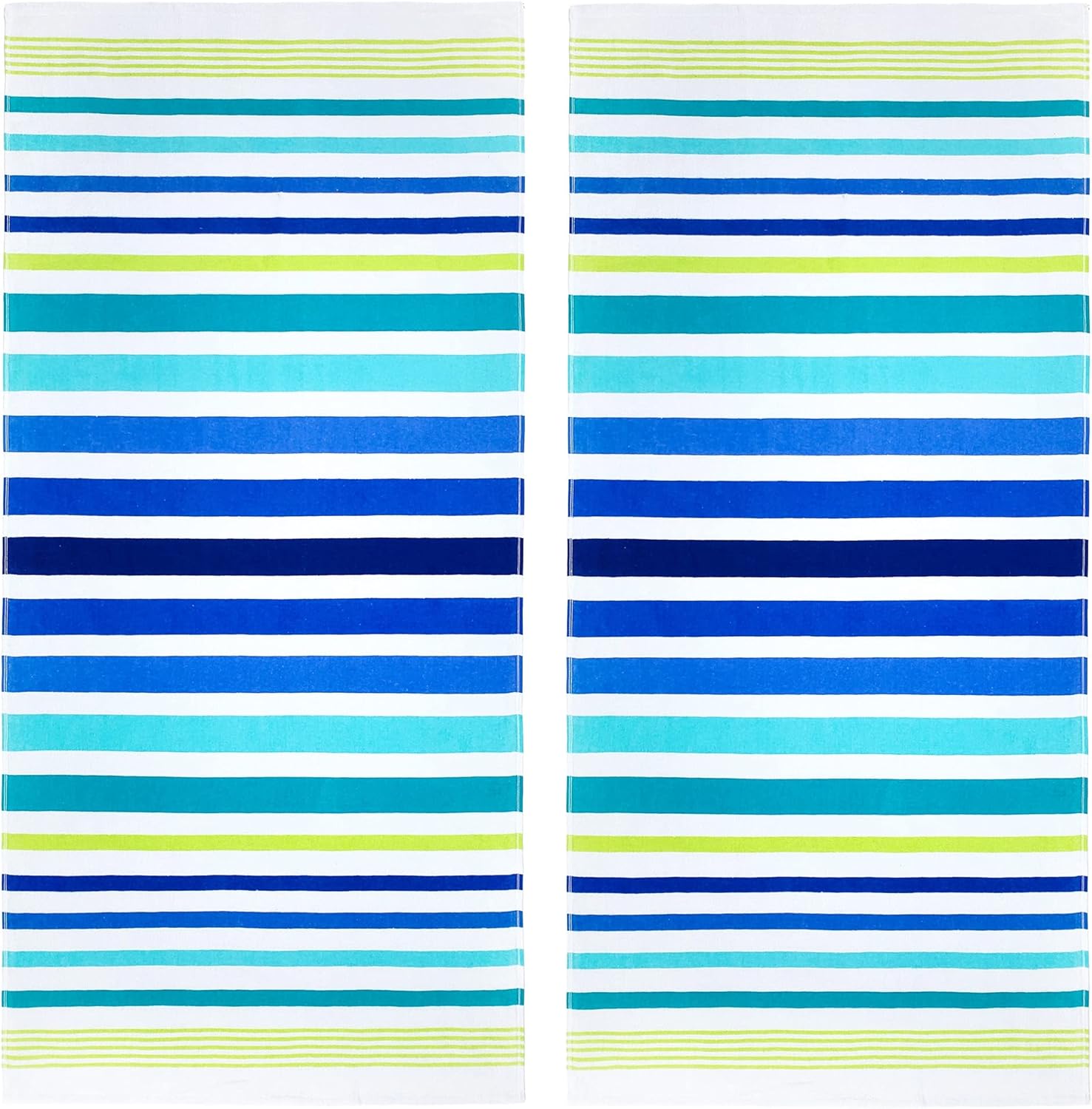 Printed Velour Beach Towels (2-Pack)