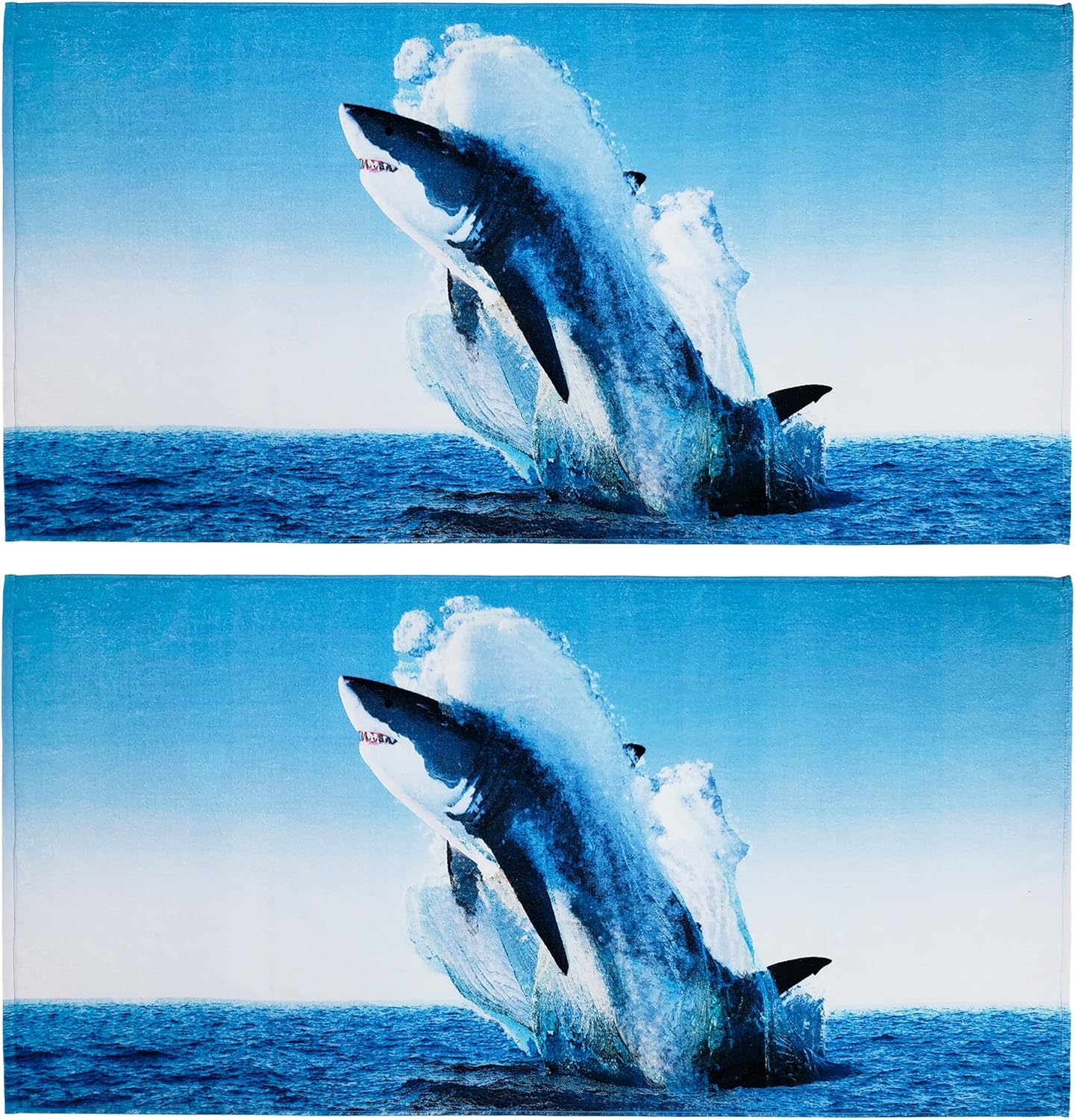 Printed Velour Beach Towels (2-Pack)