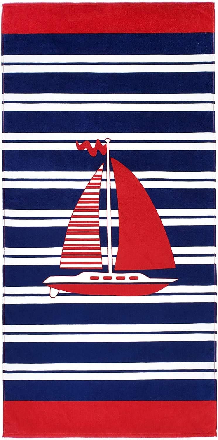 Printed Velour Beach Towels (2-Pack)