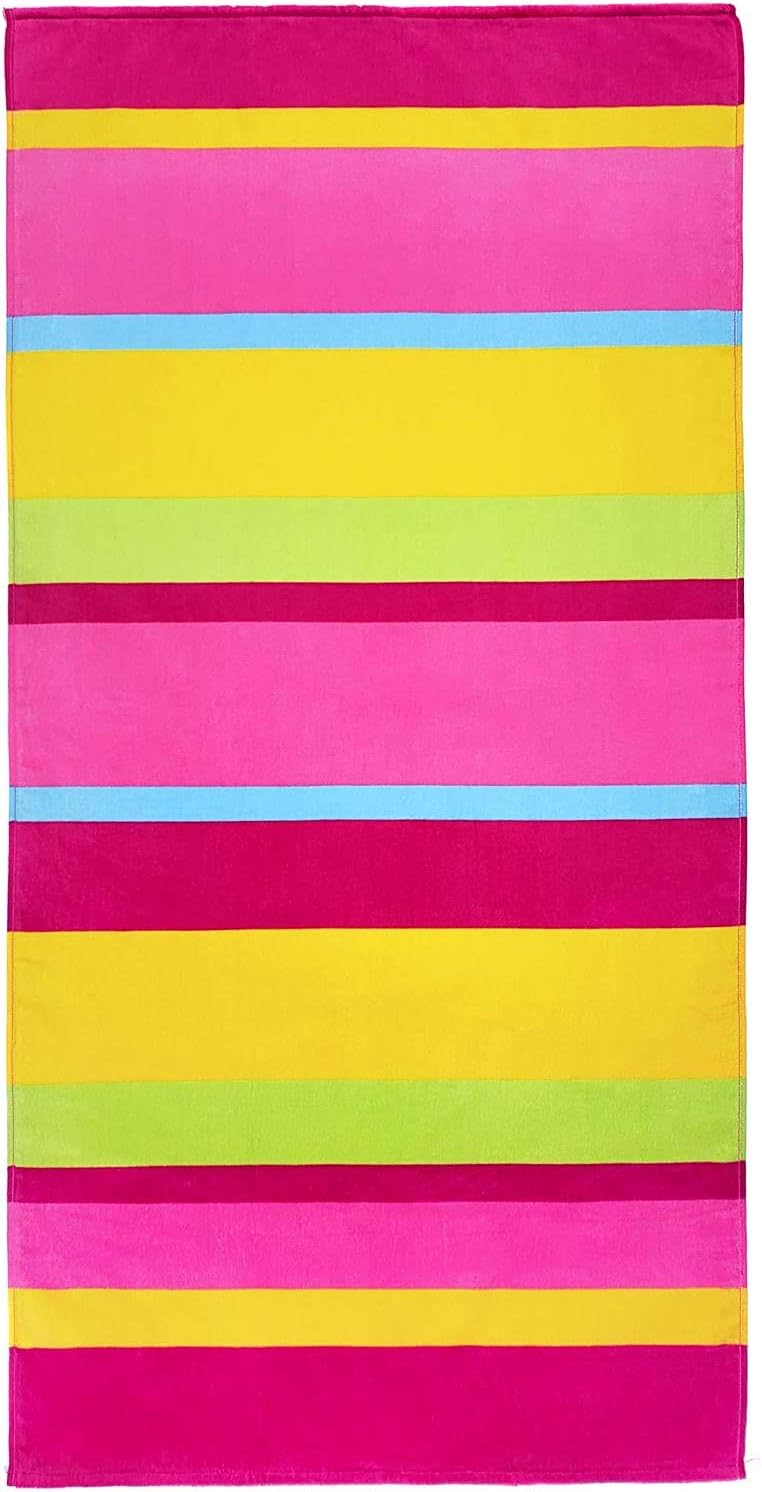 Printed Velour Beach Towels (2-Pack)