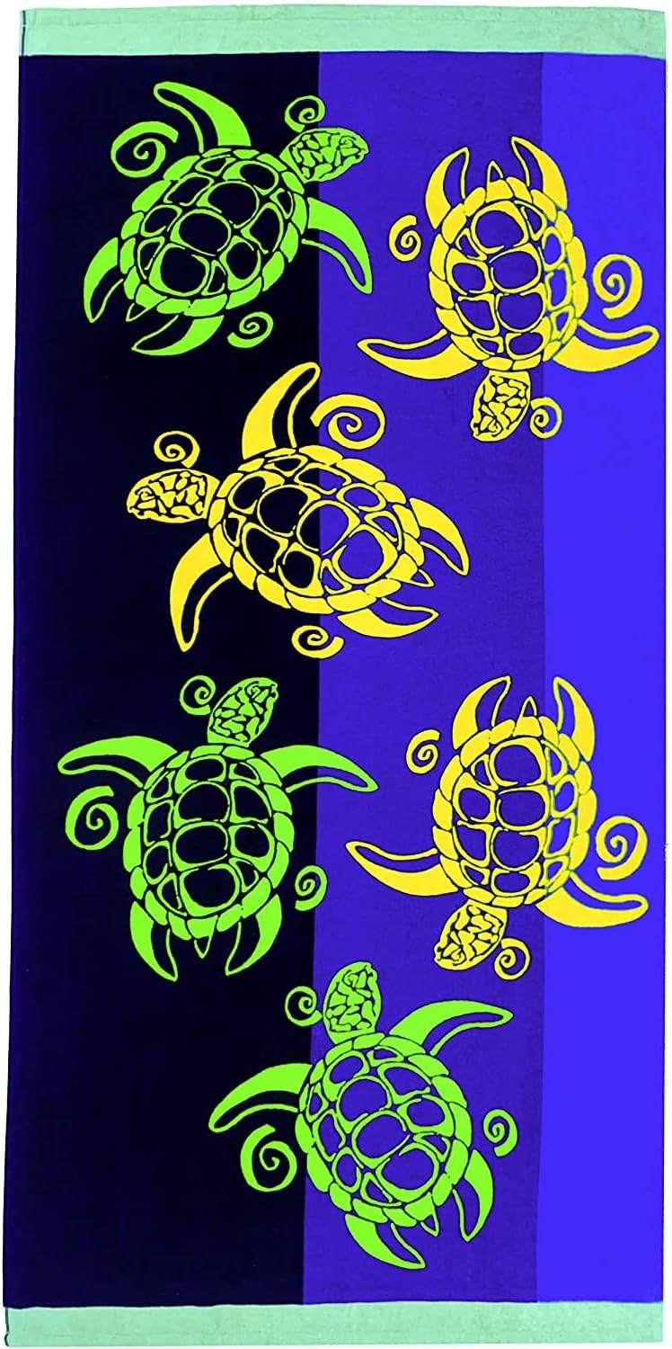 Printed Velour Beach Towels (2-Pack)