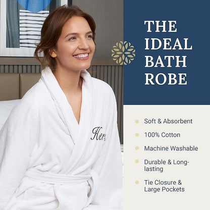 Personalized Kaufman Couples Bathrobes