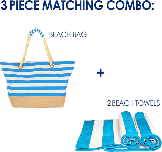 Beach Towel & Bag Set (3-Piece)